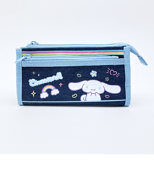 サンリオ シナモロール デニムポーチ 胸キュンメモリーズ 平成レトロ シナモン Sanrio