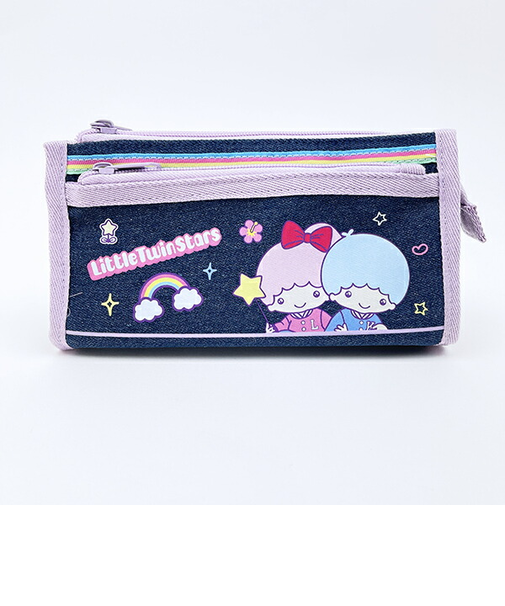 サンリオ キキララ デニムポーチ 胸キュンメモリーズ 平成レトロ Sanrio