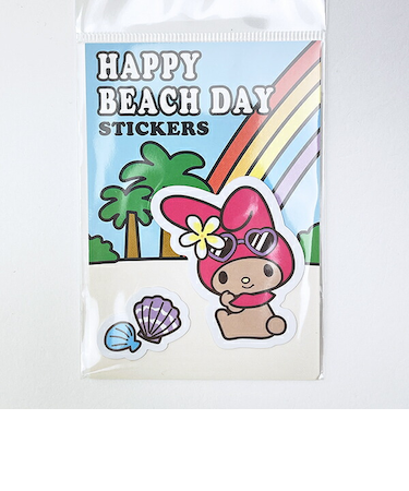 サンリオ 日焼け マイメロディ ステッカー 文具 日本製 Sanrio