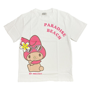 サンリオ 日焼け マイメロディ 半袖Tシャツ(M) アパレル Sanrio