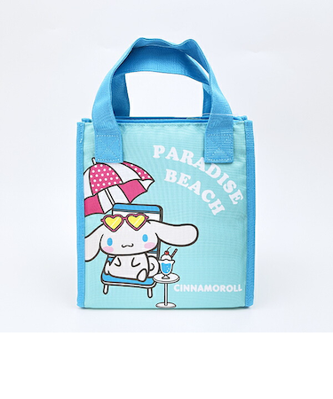 サンリオ 日焼け シナモロール 三角マチ保冷バッグ ランチ シナモン Sanrio