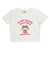 サンリオ 日焼け キティ クロップド半袖Tシャツ(S) ホワイト アパレル Sanrio