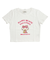 サンリオ 日焼け キティ クロップド半袖Tシャツ(M) ホワイト アパレル Sanrio
