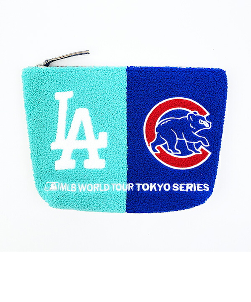 MLB(メジャーリーグ) 東京シリーズ ドジャース×カブス サガラポーチ ライトブルー×ブルー