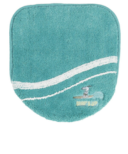 スヌーピー トイレ兼用フタカバー サーフ ターコイズブルー トイレ用品 SNOOPY