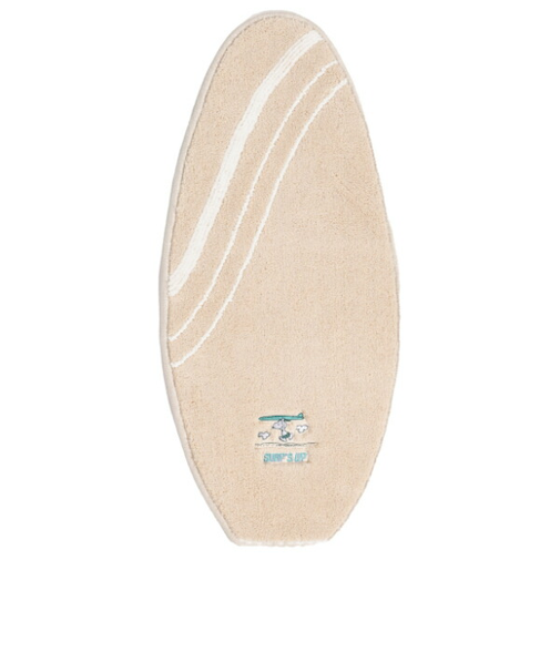 スヌーピー アクセントマット サーフ ベージュ ルームマット SNOOPY