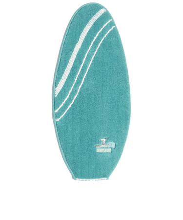 スヌーピー アクセントマット サーフ ターコイズブルー ルームマット SNOOPY