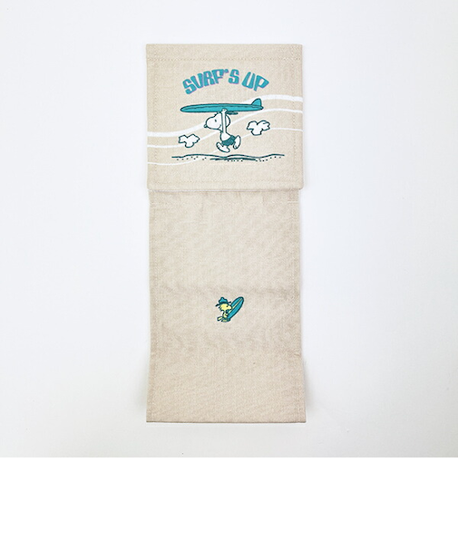 スヌーピー ペーパーホルダーカバー サーフ ベージュ SNOOPY