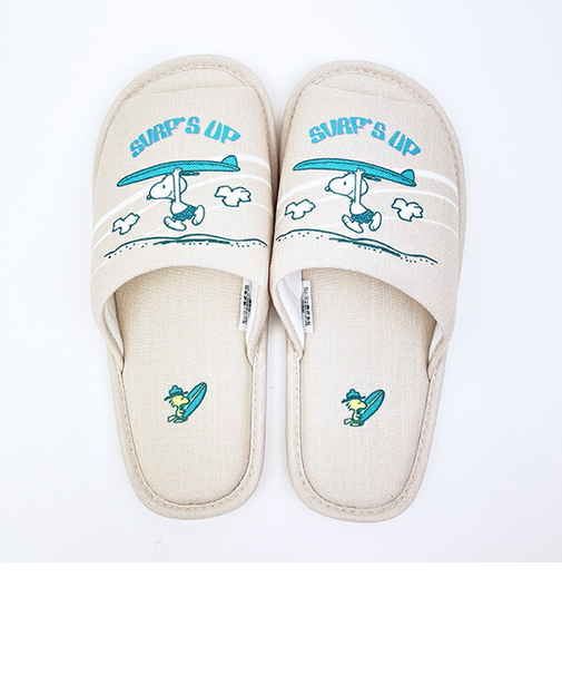 スヌーピー スリッパ サーフ ベージュ キッチン SNOOPY