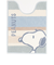 スヌーピー ロングトイレマット くすみパステル ブルー トイレ用品 SNOOPY