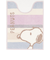 スヌーピー ロングトイレマット くすみパステル ピンク トイレ用品 SNOOPY