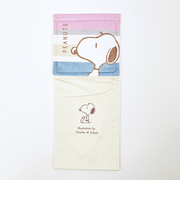 スヌーピー ペーパーホルダーカバー くすみパステル ピンク SNOOPY