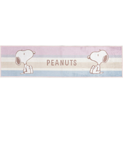 スヌーピー ロングマット【180cm】 くすみパステル ピンク ルームマット SNOOPY