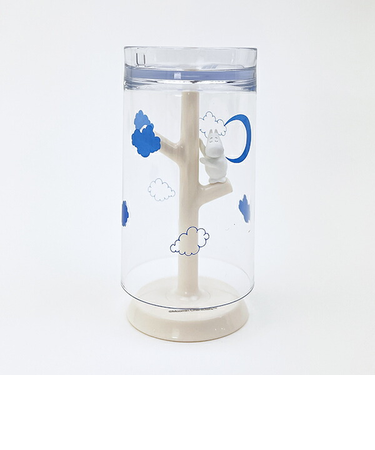 ムーミン うがいコップ＆スタンド (ブルー)