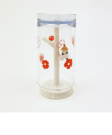 ムーミン リトルミイ うがいコップ＆スタンド (レッド)