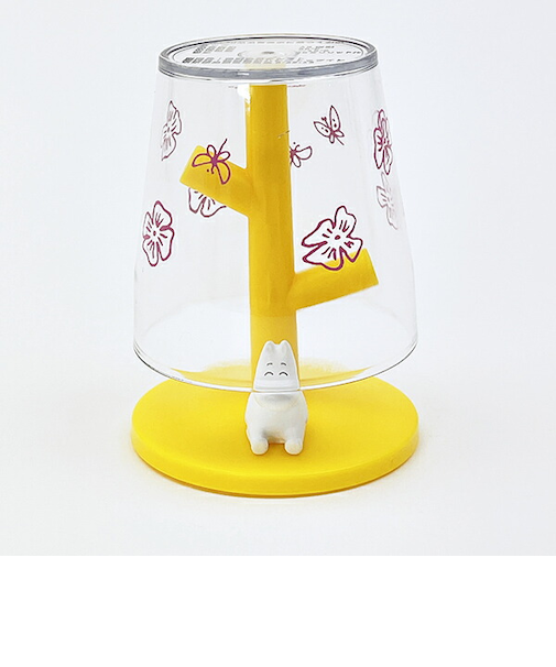 ムーミン ハッピー ムーミン ミニうがいコップ＆スタンド (イエロー)