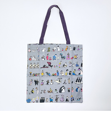 ムーミン オールスター ビッグトートバッグ (グレー) MOOMIN