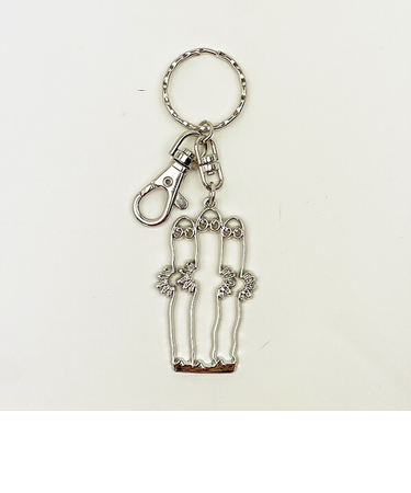 ムーミン ニョロニョロ SILVERキーホルダー MOOMIN
