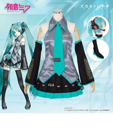 初音ミク 風鈴高校1年生制服(S-M) コスプレ