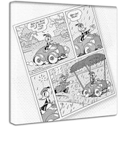 ディズニー ドナルド アートパネル インテリア Disney 日本製(PWD)(PWD)