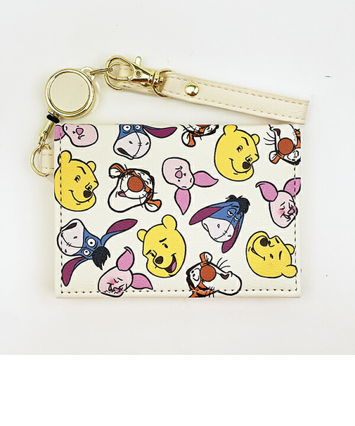 ディズニー クマのプーさん 2つ折りパスケース ファニーフェイスフレンズ 定期入れ Disney