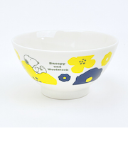 スヌーピー フラワー モーメント茶碗 食器 日本製 SNOOPY