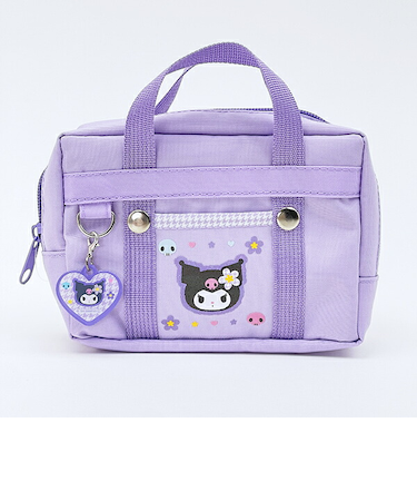 サンリオ クロミ スクバ風ポーチ (パープル) カオハナ Sanrio