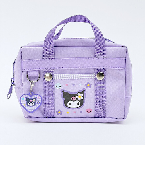 サンリオ クロミ スクバ風ポーチ (パープル) カオハナ Sanrio