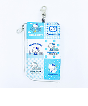 サンリオ ハローキティ 総柄 キーパスポーチ パスケース Sanrio