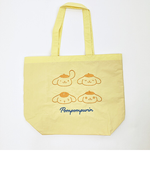 サンリオ ポムポムプリン フェイス トートバッグ  Sanrio