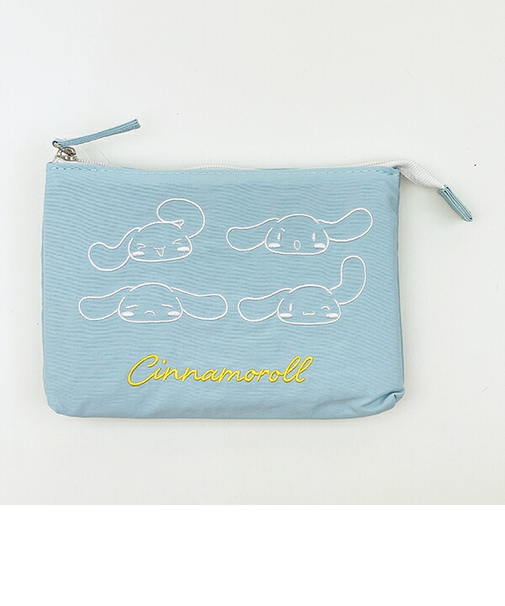 サンリオ シナモロール フェイス 3ポケットポーチ シナモン Sanrio