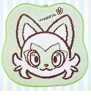 ポケットモンスター ニャオハ ダイカット フェイスタオル ポケモン