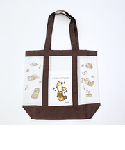 タヌキとキツネ SPAバッグ (ブラウン)