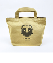 タヌキとキツネ タヌキ ランチトートバッグ