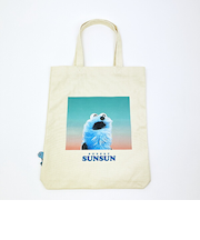 パペットスンスン スカイ ぴょこっと トートバッグ