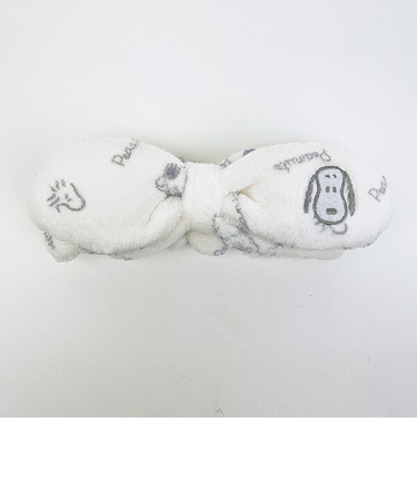 スヌーピー リボンヘアバンド オフホワイト SNOOPY