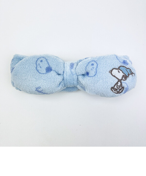 スヌーピー リボンヘアバンド ブルー SNOOPY