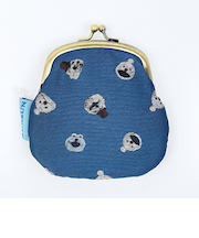 パペットスンスン ジャガードがま口財布(総柄) 小銭入れ