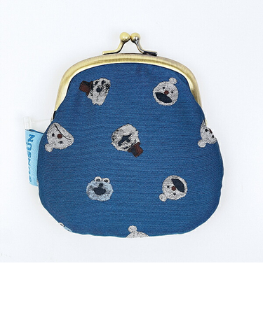 パペットスンスン ジャガードがま口財布(総柄) 小銭入れ