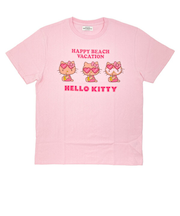 サンリオ 日焼け キティ 半袖Tシャツ(M) ジュース ピンク アパレル Sanrio