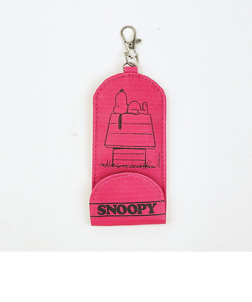 スヌーピー キーケース キッズ スクール ピンク SNOOPY