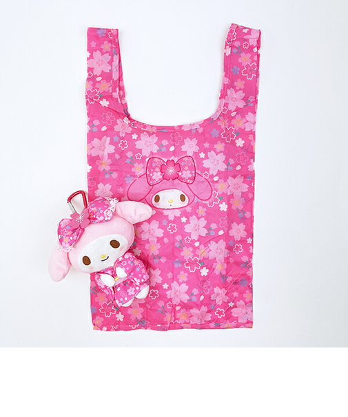 サンリオ マイメロディ ぬいぐるみエコバッグ 桜着物 Sanrio
