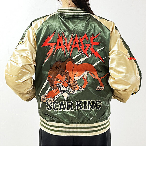 ディズニー ヴィランズ フェアレスキング スカジャン (L) ブルゾン アパレル Disney