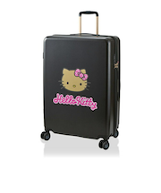 サンリオ 日焼け ハローキティ スーツケース 83L (ブラック) キャリーケース Sanrio