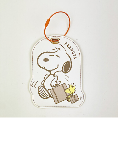 スヌーピー ラゲッジキーリング トラベル SNOOPY
