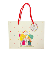 水森亜土 キャリーバッグ(M) ジュース 紙袋