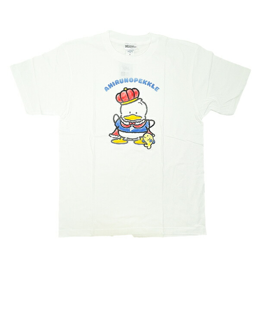 サンリオ あひるのペックル 35th 半袖Tシャツ(L) ホワイト アパレル Sanrio