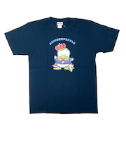 サンリオ あひるのペックル 35th 半袖Tシャツ(L) ネイビー アパレル Sanrio