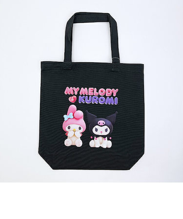 サンリオ マイメロディ＆クロミ トートバッグ ブラック Netflix Sanrio