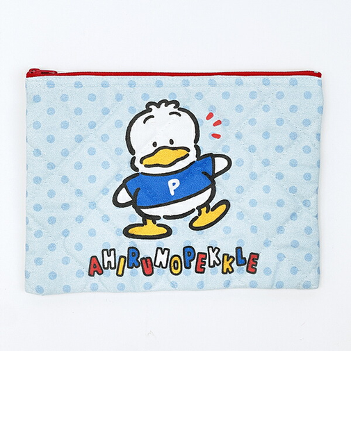 サンリオ あひるのペックル キルティングポーチ 日本製 Sanrio